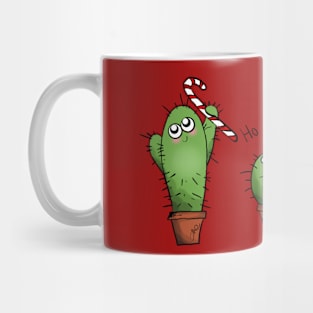 Cacti familly ready for christmas Mug